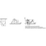 Подвесной безободковый унитаз VITRA SENTO RIM-EX 7748B003-0075